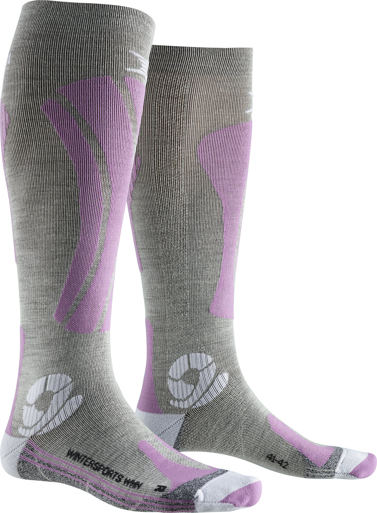 Женские носки X-SOCKS Apani Wintersport AP-WS03W20W-B343 p. 37/38 Black/Grey/Magnolia