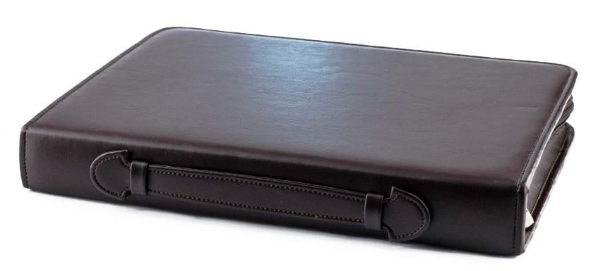 Папка ділова A4 AMO зі штучної шкіри 35х26х4,5 см Коричневий (916574878)