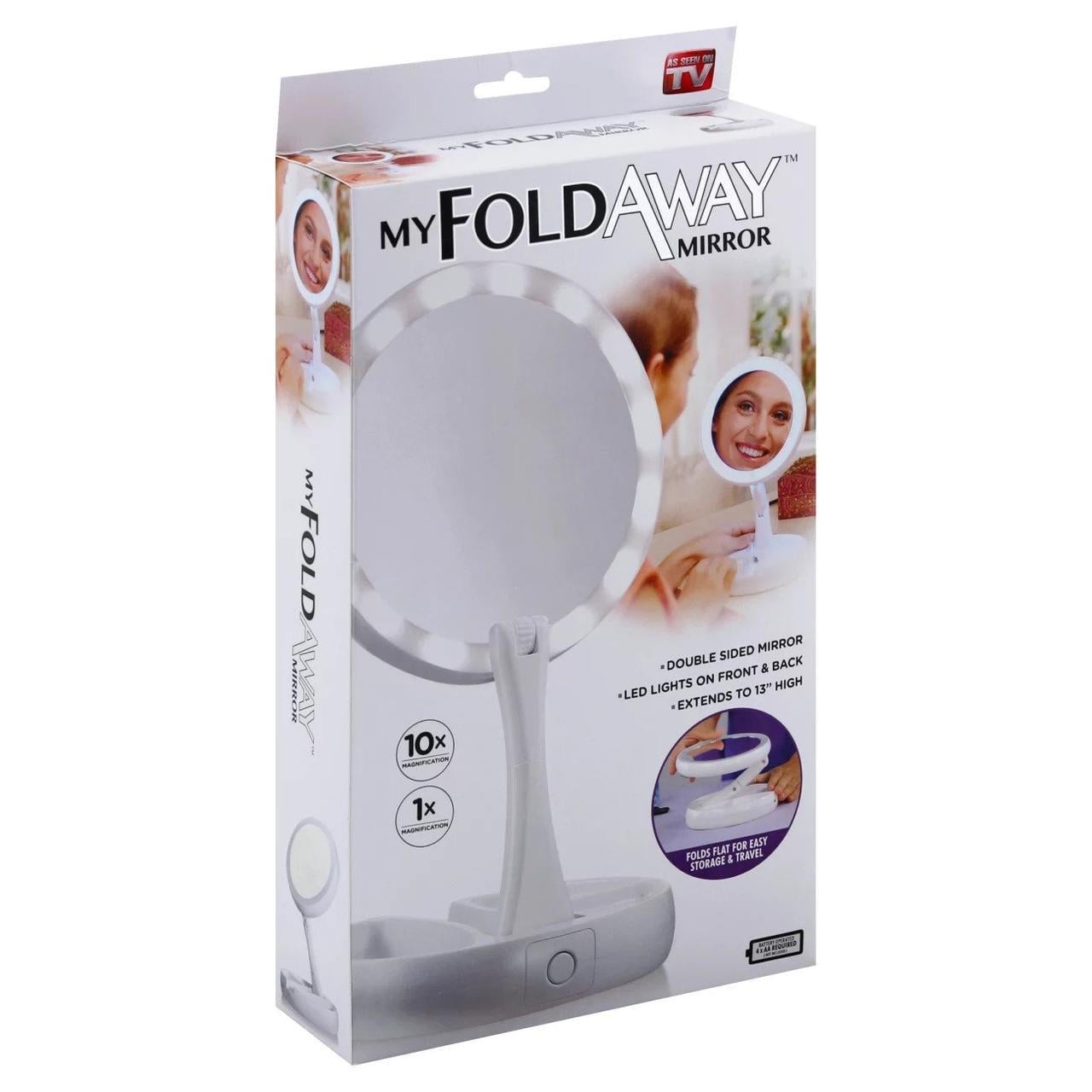 Косметичне дзеркало настільне My foldaway mirror складане Рожевий (1618264057)