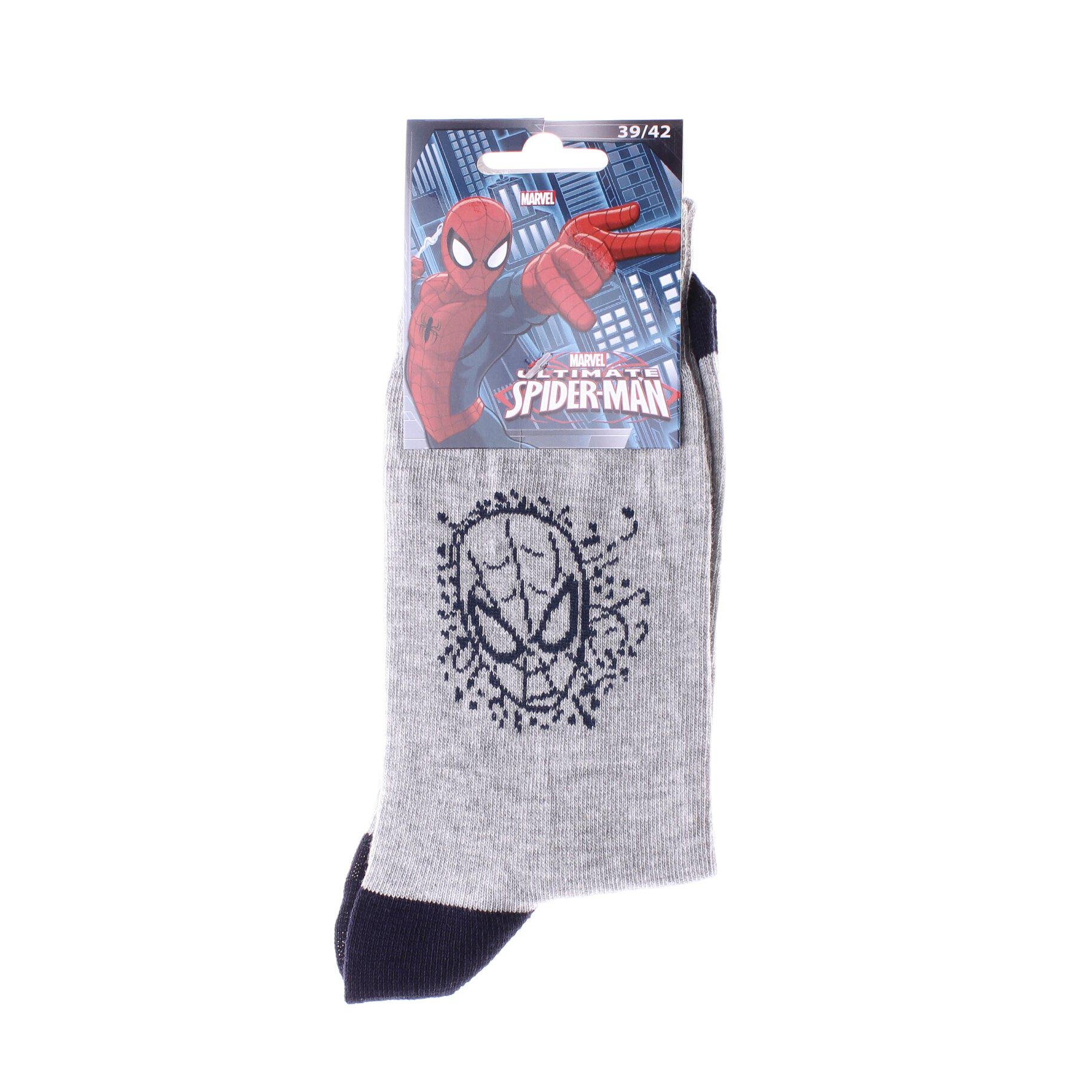 Шкарпетки Marvel Spider-Man Tete Spiderman 1 пара р. 43-46 Light gray (93152362-7)