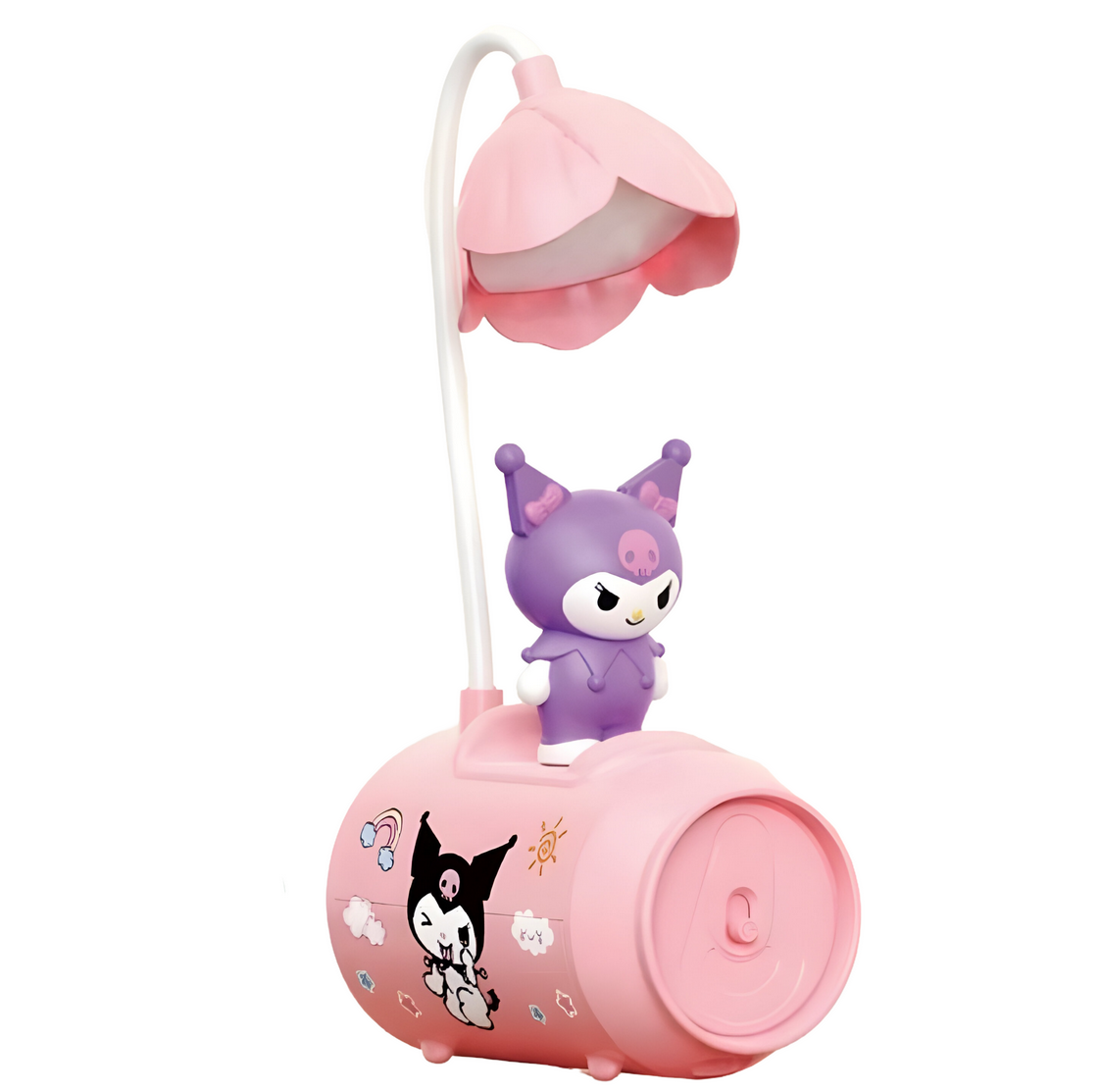 Настольная лампа Куроми баночка Розовый (348A) - фото 1 Настольная лампа Куроми баночка Розовый (348A) - фото 1