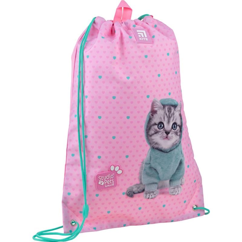 Сумка для обуви KITE Education Studio Pets 46x33 см Розовый (SP22-600M-3)