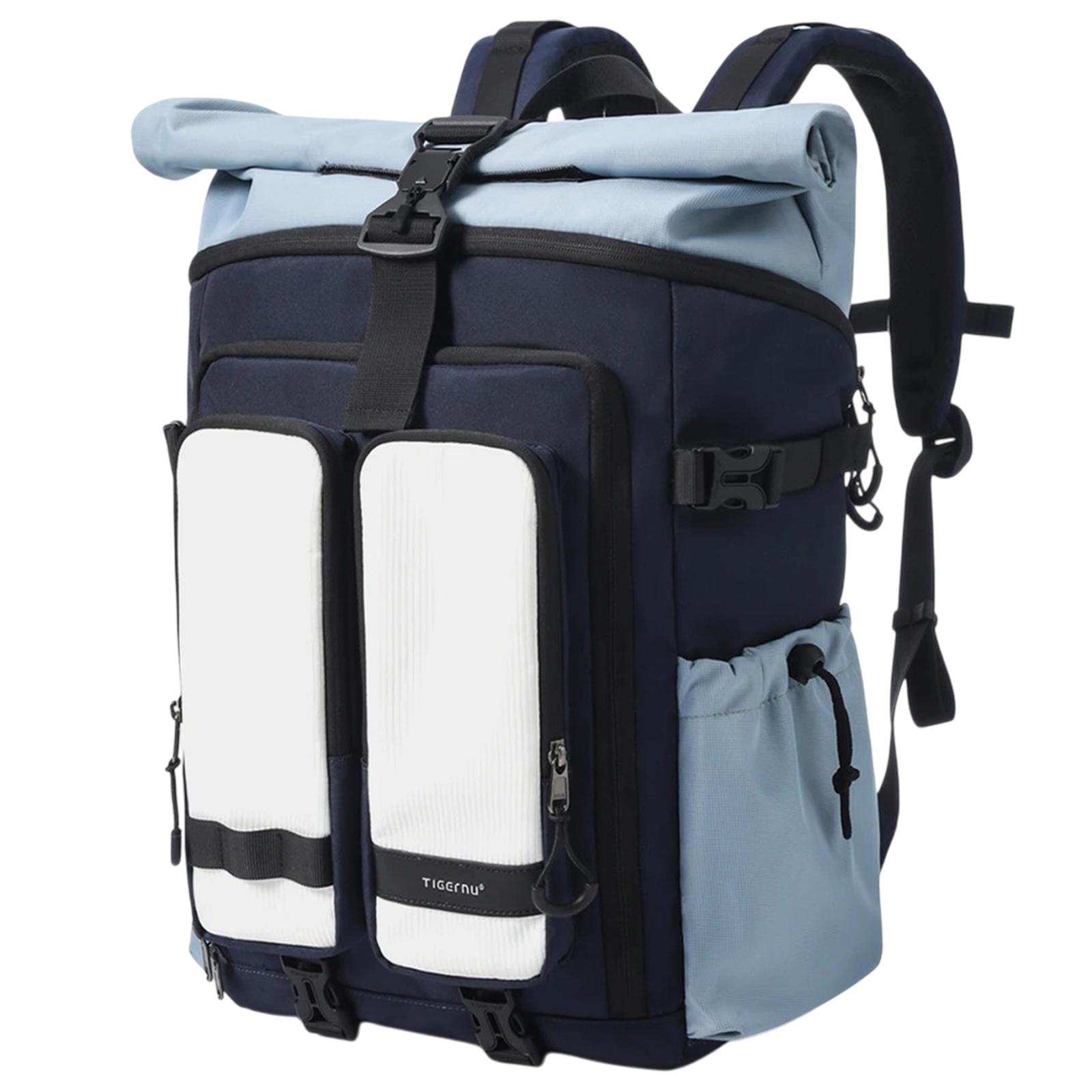 Городской рюкзак расширяемый Tigernu T-B9881 15,6" кодовый замок 32 л Синий (TGN-T-B9881-7047)