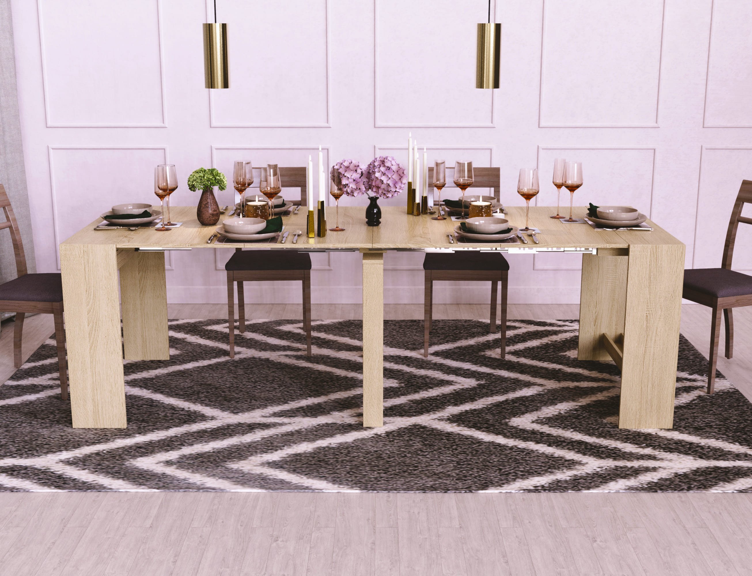 Стол-трансформер ART IN HEAD Python 2400x750x900 мм Дуб сонома (TB22130000000) - фото 5