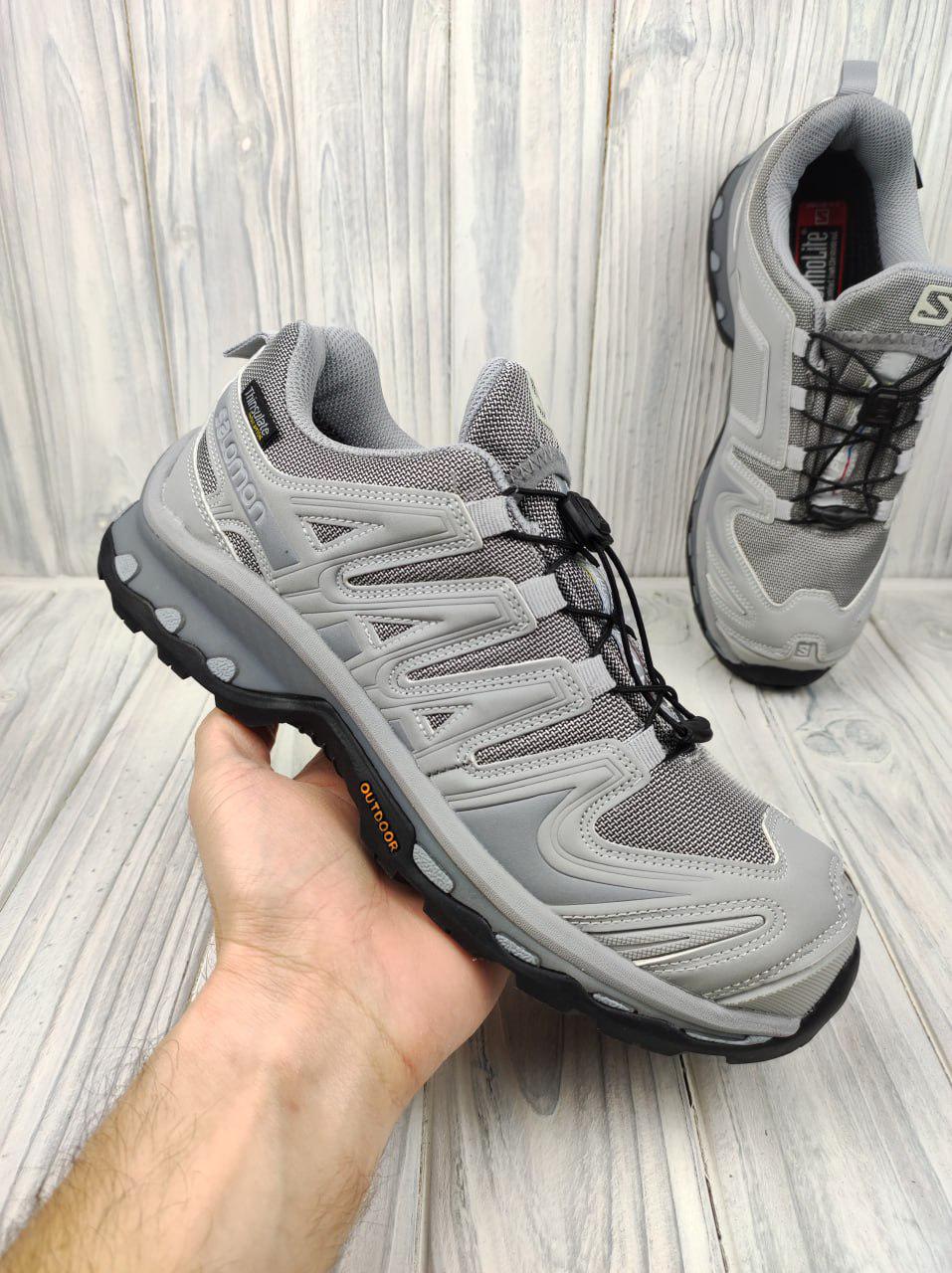Кроссовки термо мужские зимние спортивные аналог Salomon XA Forces GTX р. 42 26 см Light Grey (36958762)