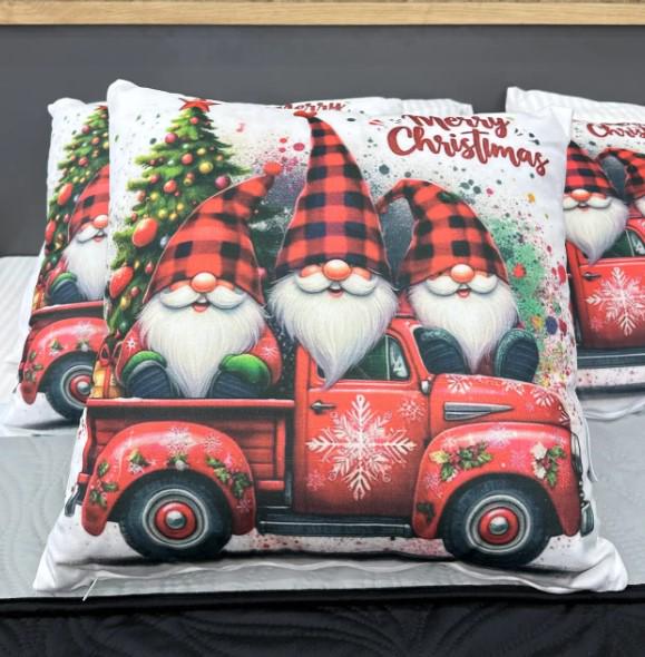 Декоративная подушка Decorator с односторонним рождественским принтом 45х45х15 см (84-187) Декоративная подушка Decorator с односторонним рождественским принтом 45х45х15 см (84-187)