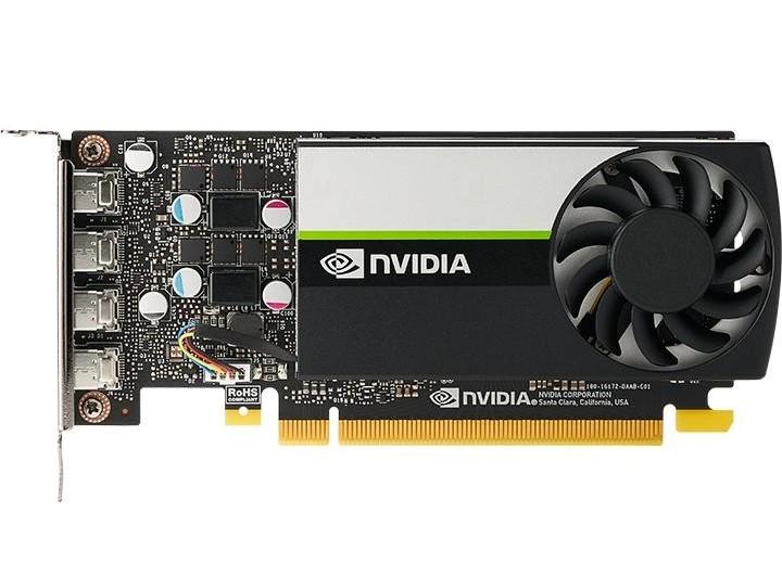 Видеокарта PNY NVIDIA Turing T1000 4mDP 8 ГБ GDDR6 (VCNT1000-8GB-SB)