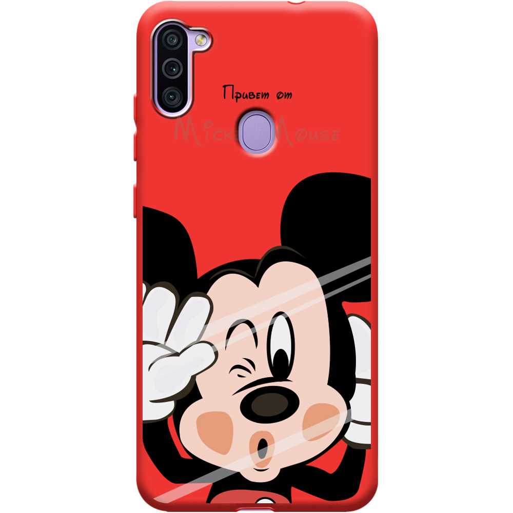 Чохол Boxface Samsung M115 Galaxy M11 Mister M Червоний силікон  (39780-cc58-40327)