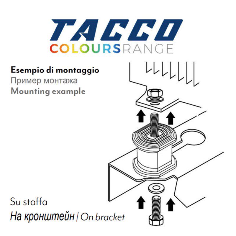 Антивібраційна опора Tacco 9898-037 Зелений (1445) - фото 4