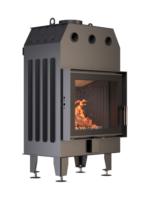 Каминная топка Bokar 6050 14,4 kW ceramatex Black