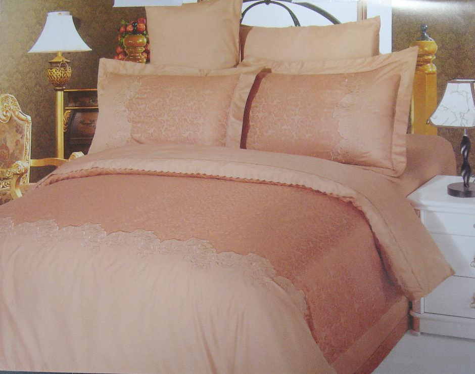 Комплект постельного белья Le Vele Beatrice Terracotta Jakar & Brode евро 200х220 см (lv-234) - фото 1 Комплект постельного белья Le Vele Beatrice Terracotta Jakar & Brode евро 200х220 см (lv-234) - фото 1