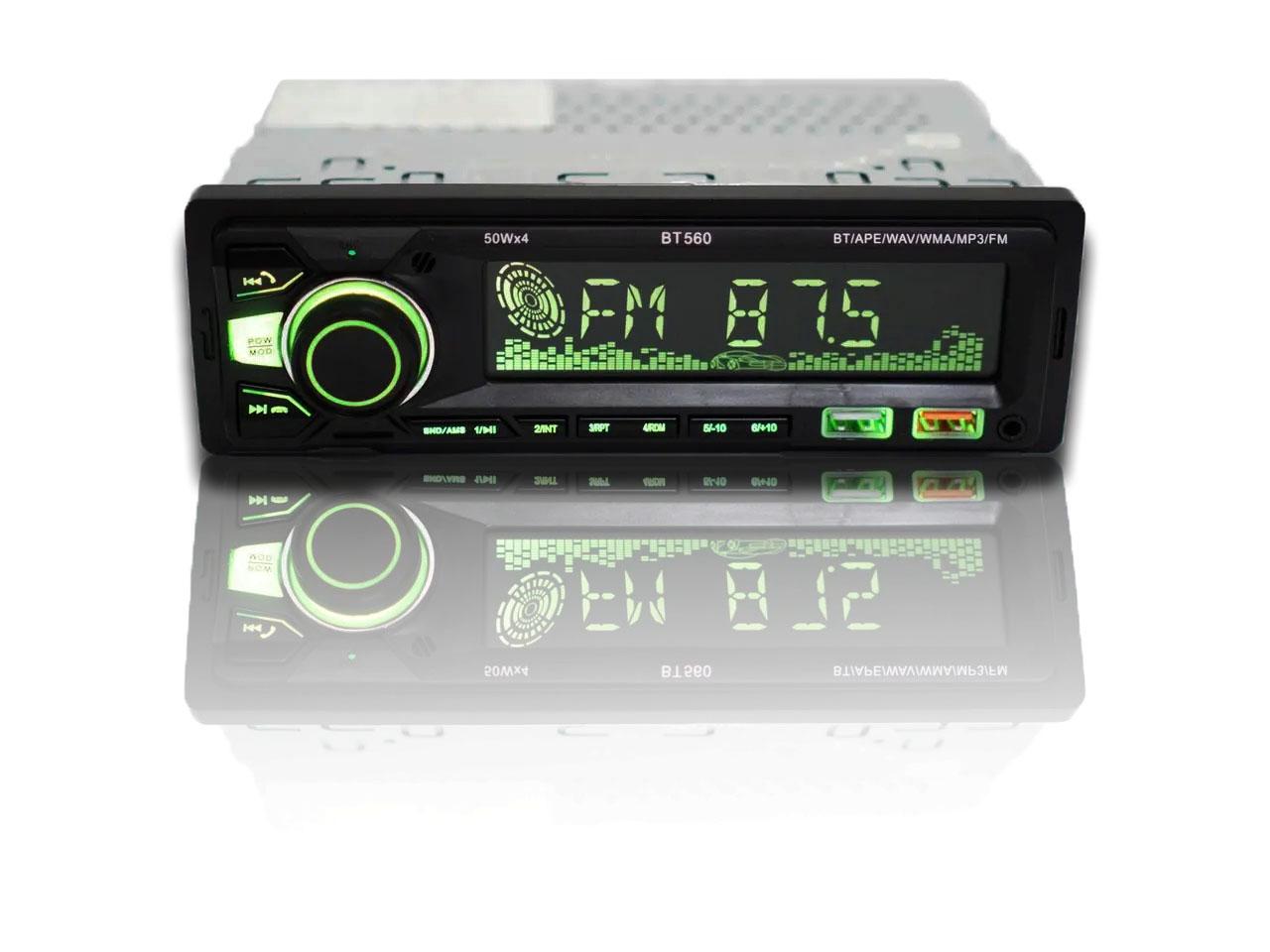 Автомагнитола BT560 2xUSB Bluetooth RGB SD/AUX/FM 4x50W