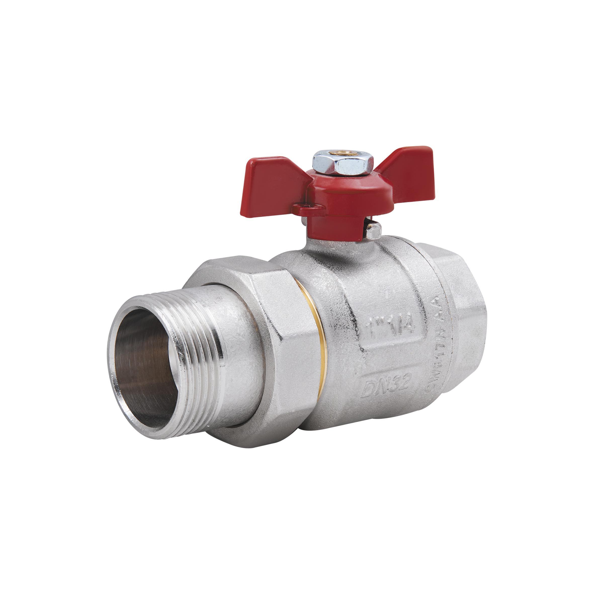 Кран шаровой Icma Американка 1 1/4" прямой №347 (15554) Кран шаровой Icma Американка 1 1/4" прямой №347 (15554)