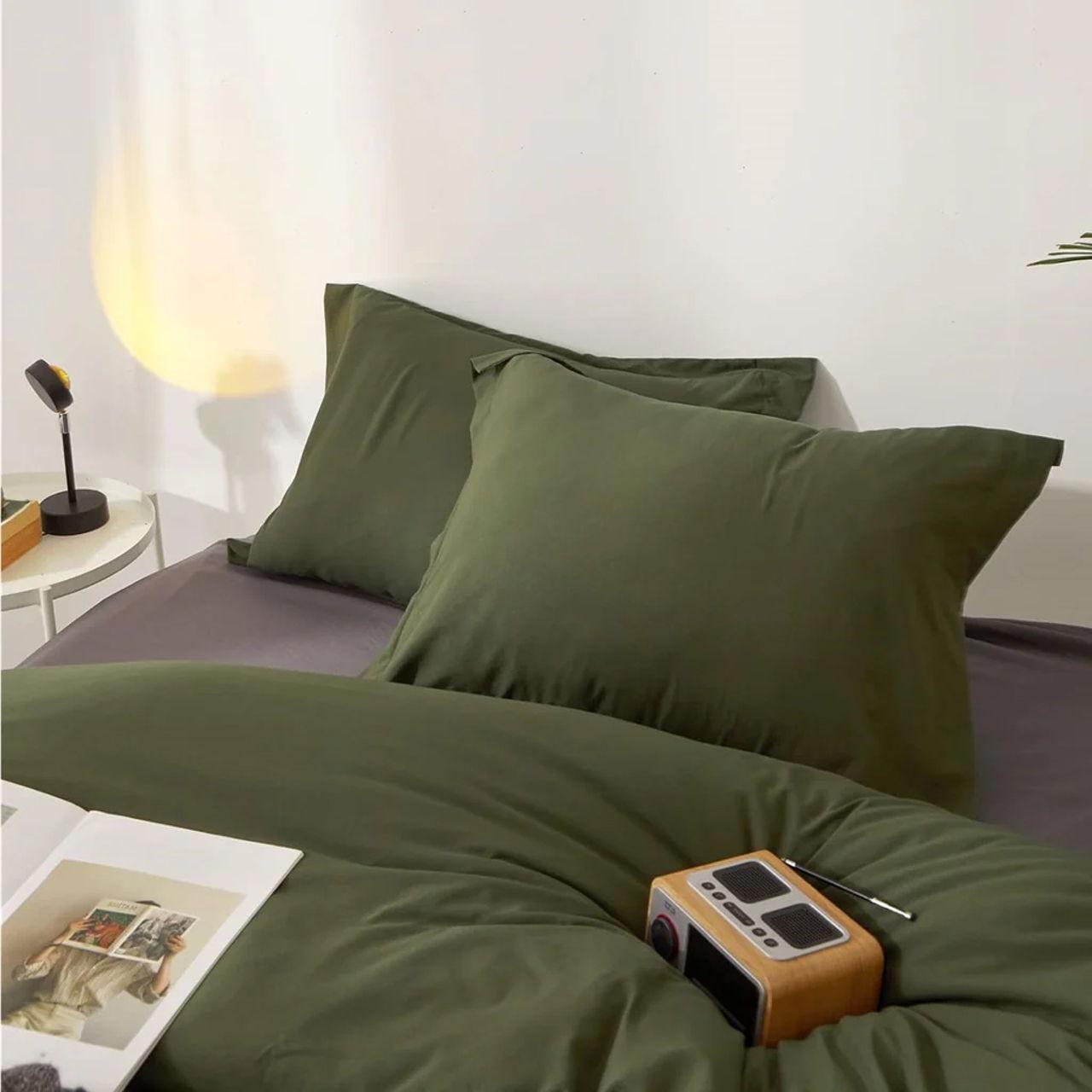 Пододеяльник МІ0040 220х240 см Зеленый (163307) - фото 3 Пододеяльник МІ0040 220х240 см Зеленый (163307) - фото 3