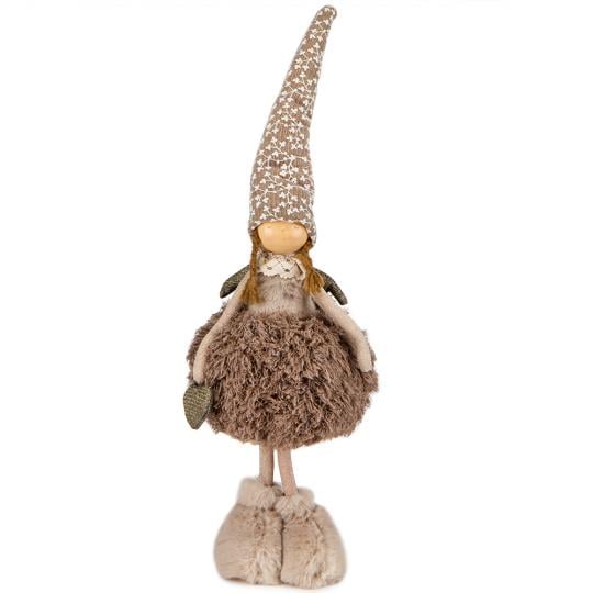 Фигурка декоративная Кукла Конфета из текстиля 47 см Коричневый (150-81-6013-012)