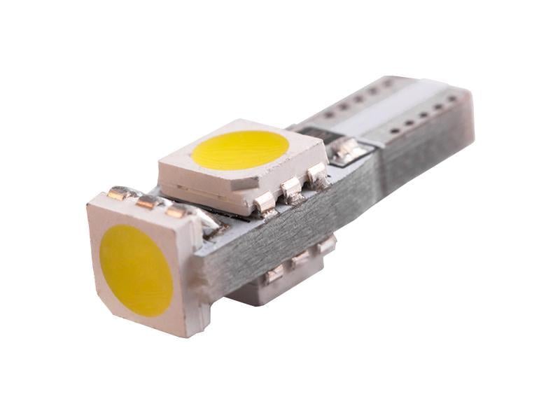 Автомобильная лампа светодиодная LEDUA T5-5050-3 SMD 12V Белый (2444)