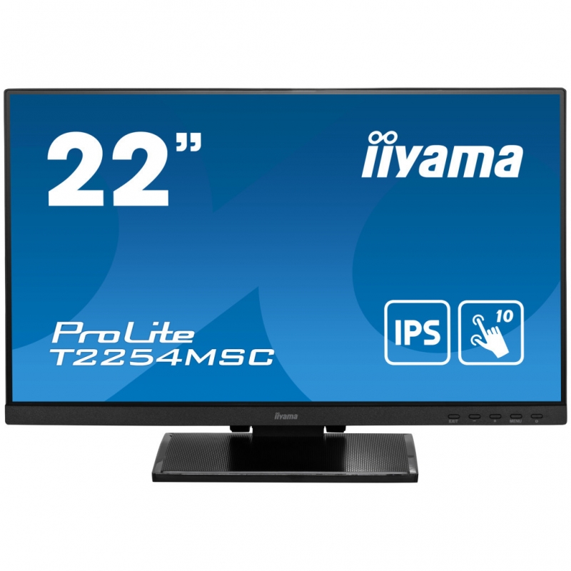 Монитор сенсорный iiyama T2254MSC-B1AG IPS 1920x1080 Full HD 22" 5W (26832322) - фото 3 Монитор сенсорный iiyama T2254MSC-B1AG IPS 1920x1080 Full HD 22" 5W (26832322) - фото 3