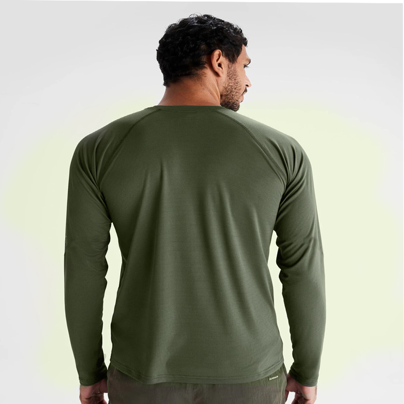 Лонгслив военный мужской Lesko A659 с длинным рукавом 3XL Green (30393529) - фото 6