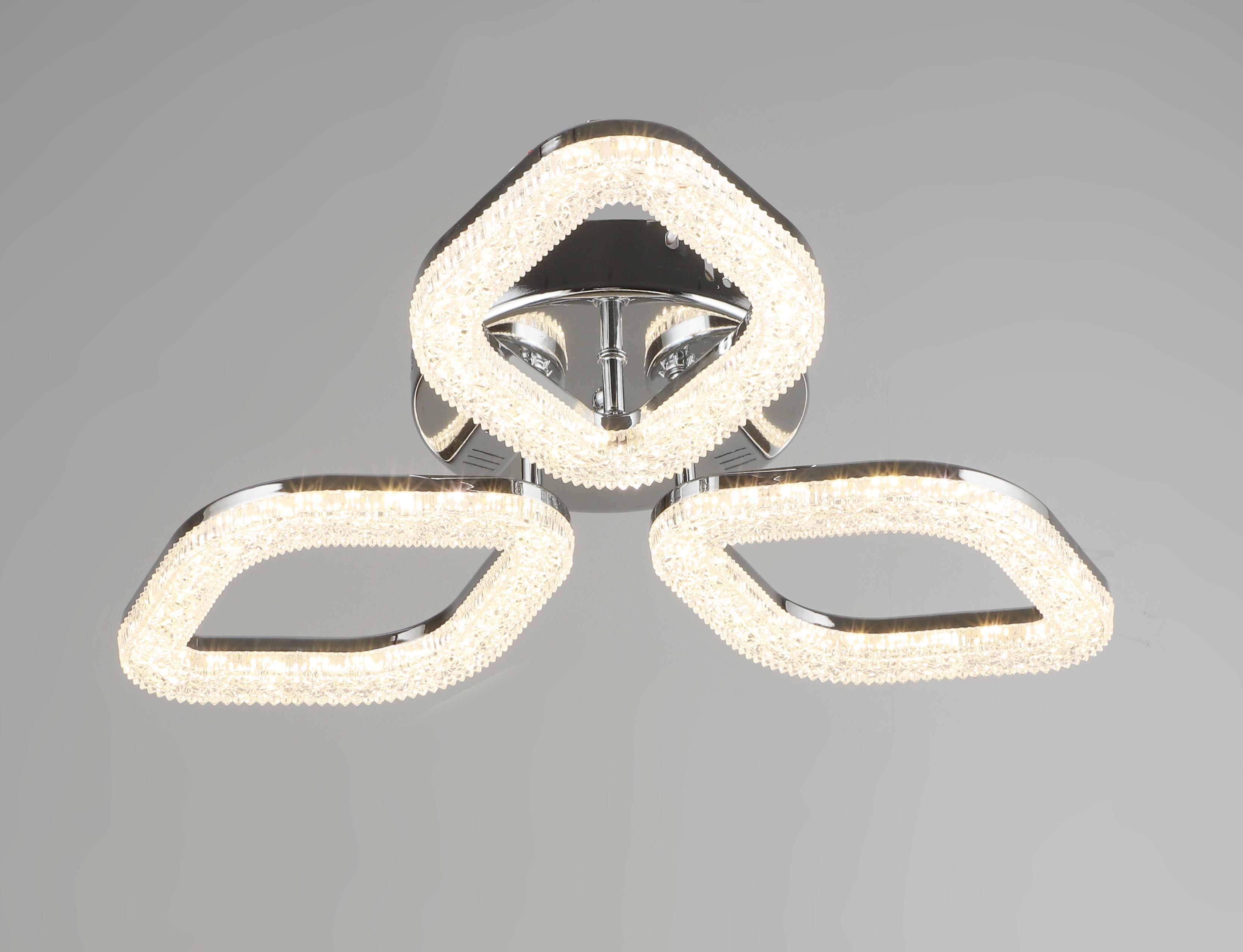 Люстра светодиодная Sirius B YH886/3 CH (000039807)