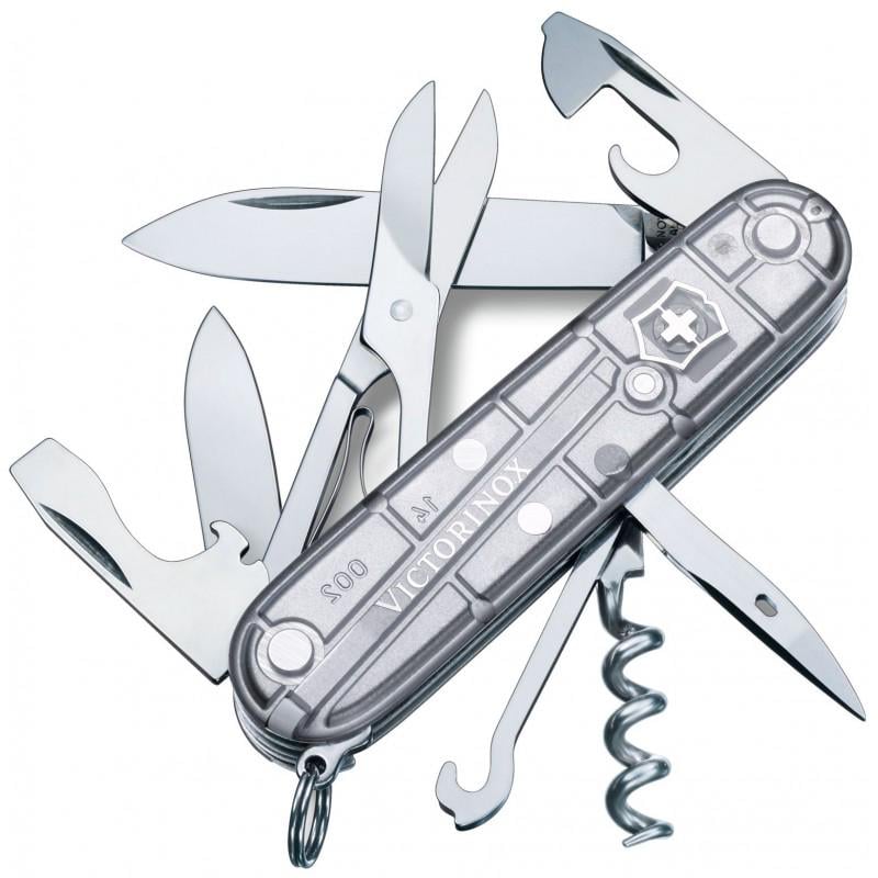 Складаний ніж Victorinox Vx13703.T7 Climber 91 мм Білий/Напівпрозорий