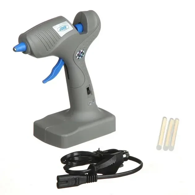 Пистолет для горячего клея S-609 с ножкой и двумя режимами питания для творчества (5456)