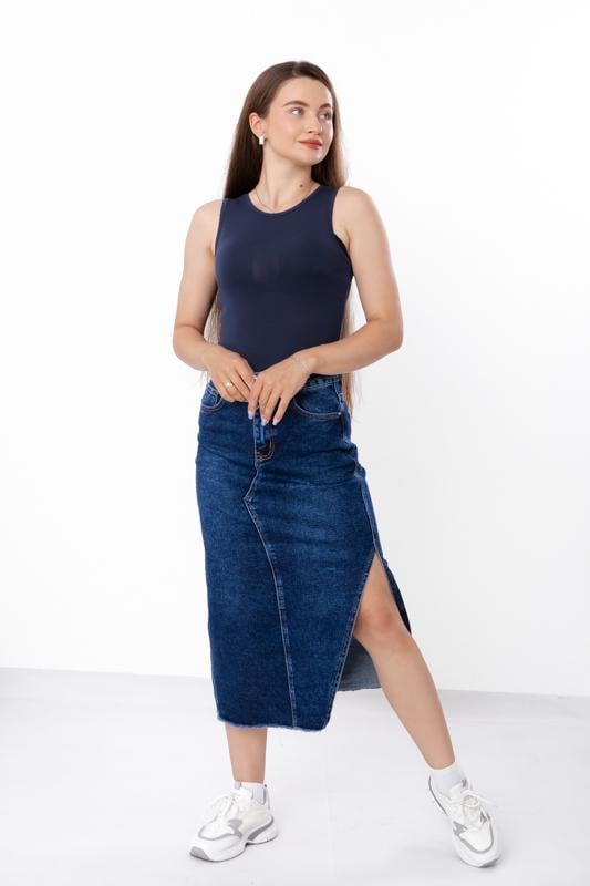 Спідниця жіноча Носи Своє р. 28 Синій (11755) - фото 5 Спідниця жіноча Носи Своє р. 28 Синій (11755) - фото 5