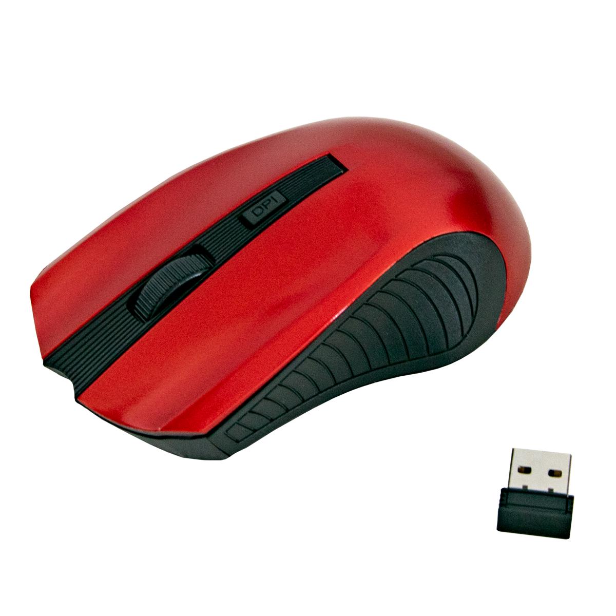 Компьютерная беспроводная мышка Wireless Mouse G-698 Красный (1009354-Red)