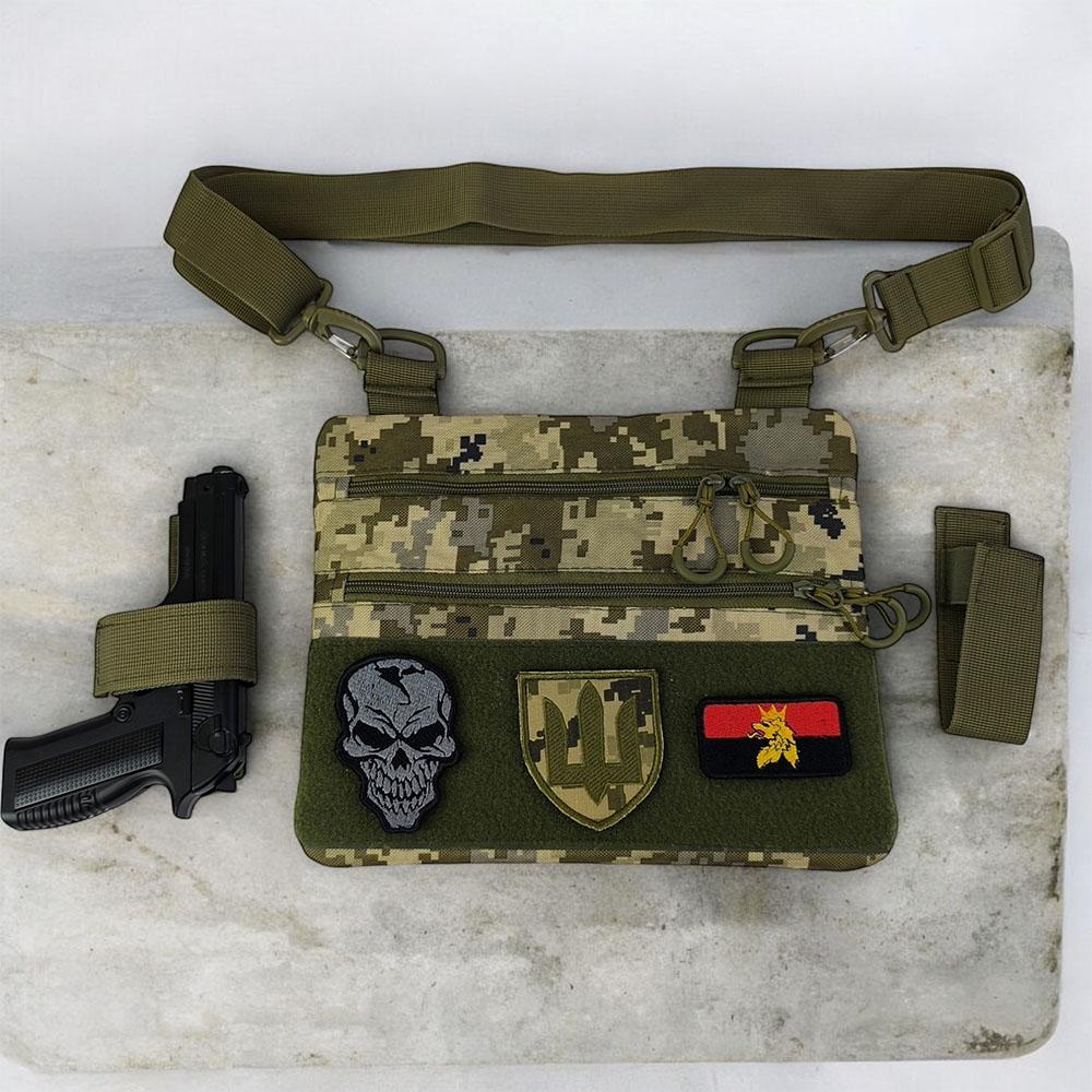 Сумка нагрудная тканевая (521250) - фото 7 Сумка нагрудная тканевая (521250) - фото 7