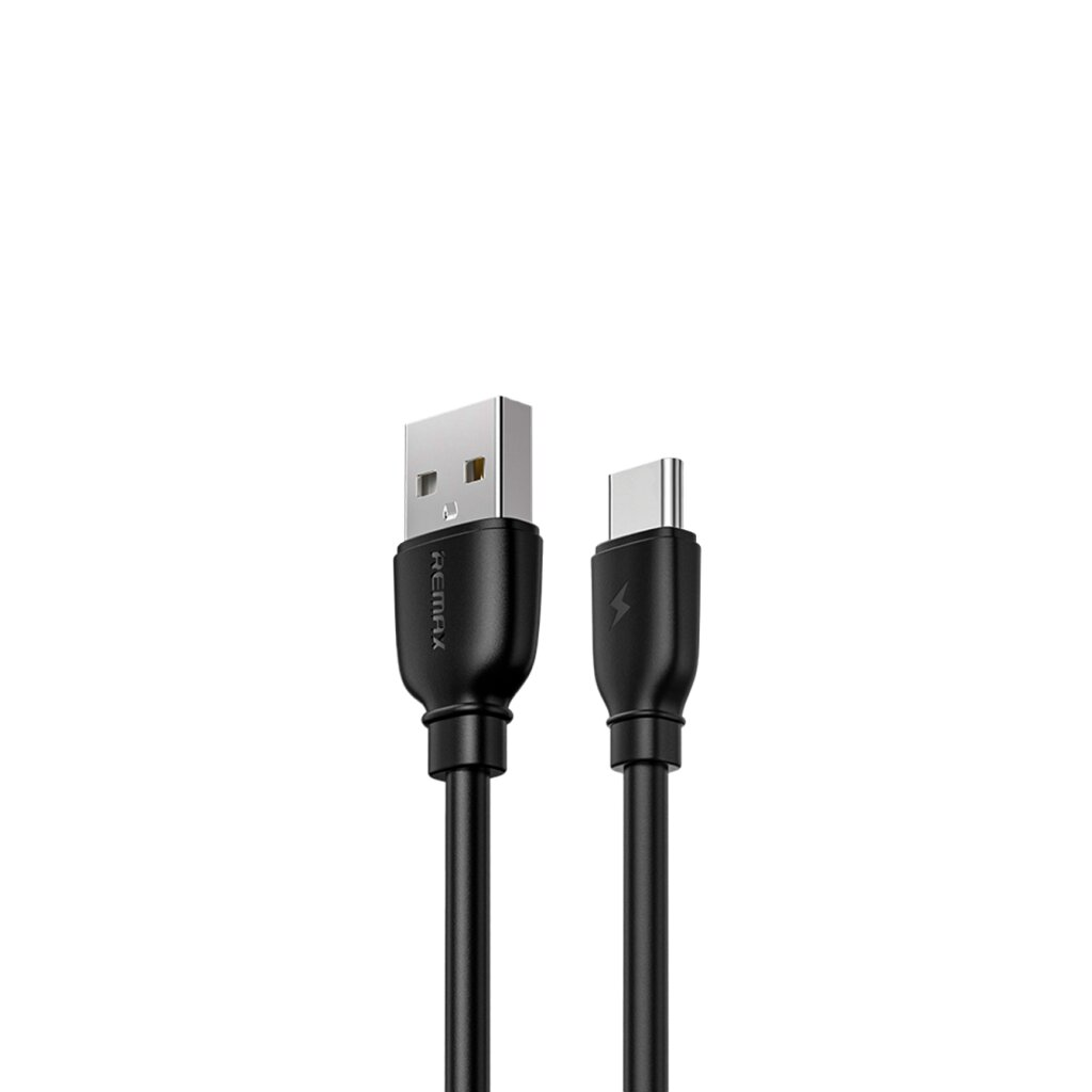 Кабель Remax Suji Pro USB 2.0-Type-C 2,4A 480 Mbps 1 м Черный (RC-138a-b)