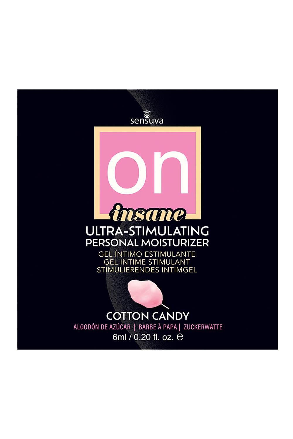 Пробник Sensuva Ultra-Stimulating On Insane Cotton Candy 6 мл (SO7840)