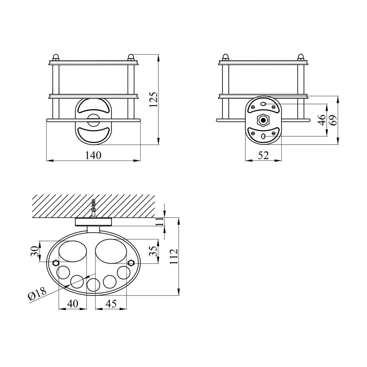 Держатель для зубных щеток и пасты Kroner KRM Elbe ACG2918 (CV022905) - фото 2 Держатель для зубных щеток и пасты Kroner KRM Elbe ACG2918 (CV022905) - фото 2