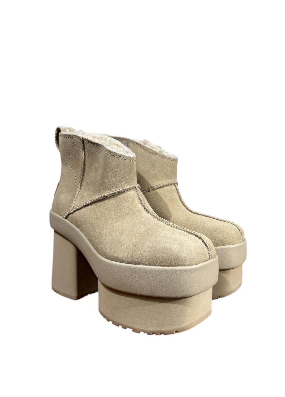 Ботинки UGG New Heights Platform Mini s/n 1157910 р. 36 US 5 22 см Бежевый (2883940263)