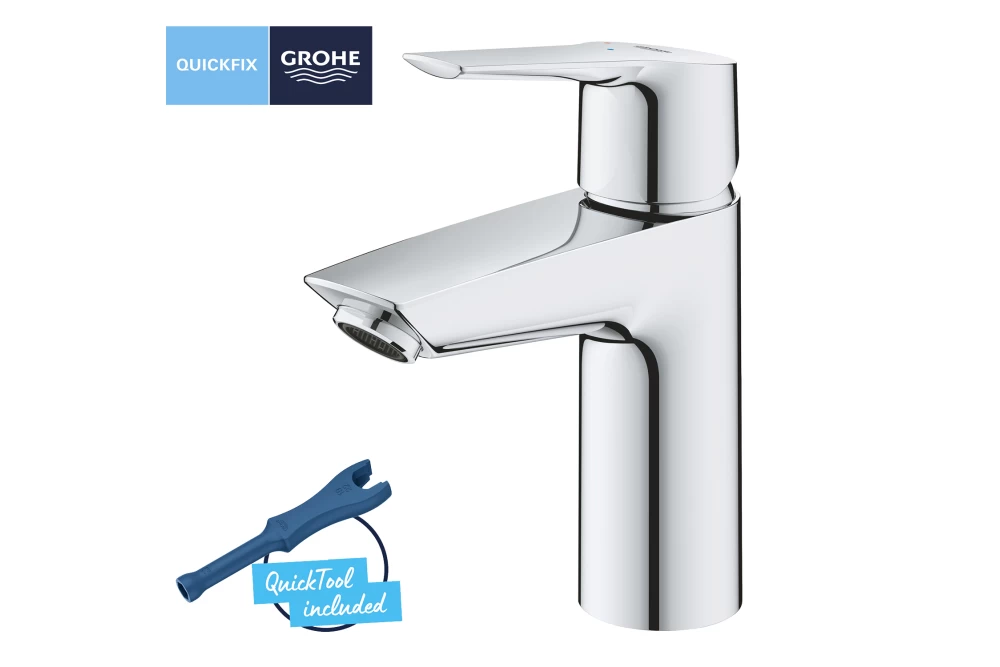 Змішувач для раковини Grohe QuickFix Start S-Size 23551002 з донним клапаном (374031) - фото 5