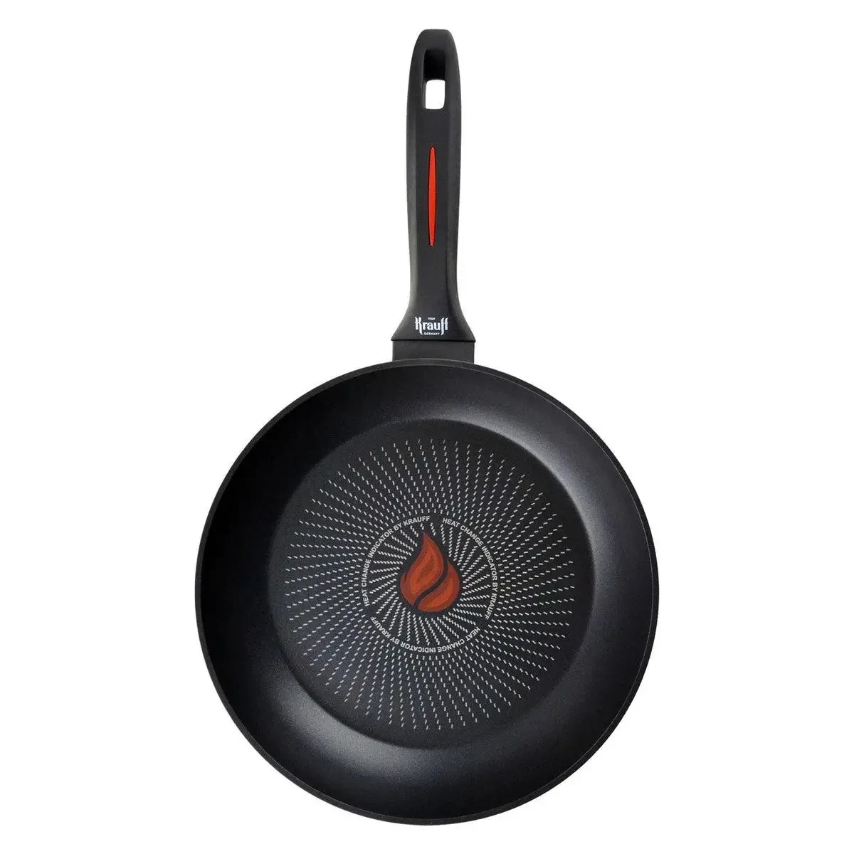 Сковорода Krauff Smart Fry с антипригарным покрытием и стеклянной крышкой 28 см (88-222-116)