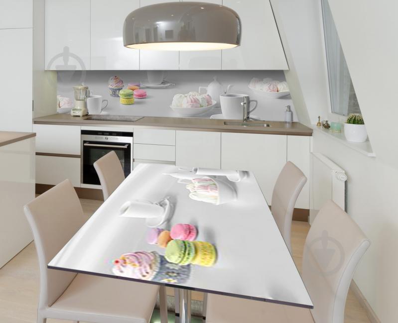 Наклейка 3Д виниловая на стол Zatarga «Миндальный зефир» 650х1200 мм (Z184046/1st)