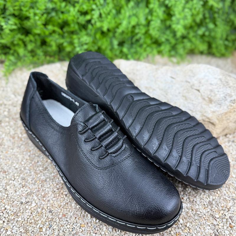 Мокасини жіночі шкіряні батали Е-002073-1 p. 41 26 см Чорний (114464845) - фото 4 Мокасини жіночі шкіряні батали Е-002073-1 p. 41 26 см Чорний (114464845) - фото 4