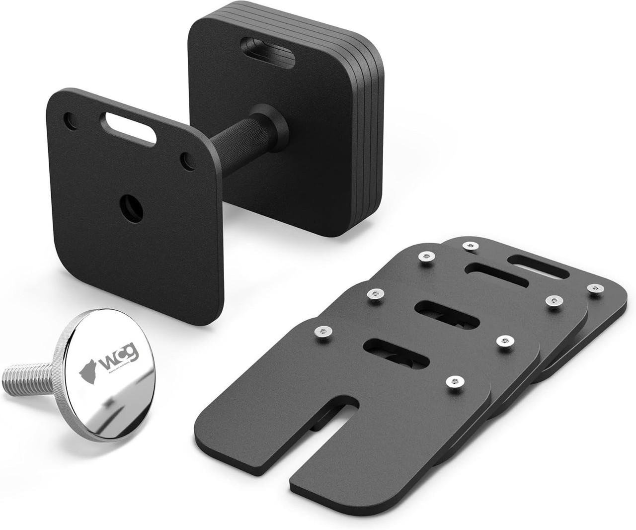 Гантель модульная квадратная WCG кг с быстрой регулировкой 6 уровней веса от 4 до 16 кг (2731970528) - фото 6
