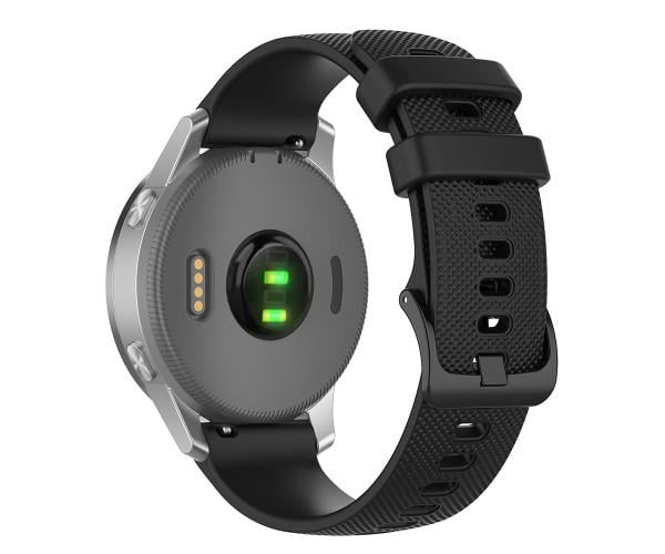Ремешок силиконовый Solid Spraying для Garmin Forerunner 55/245 20 мм Черный (33461)