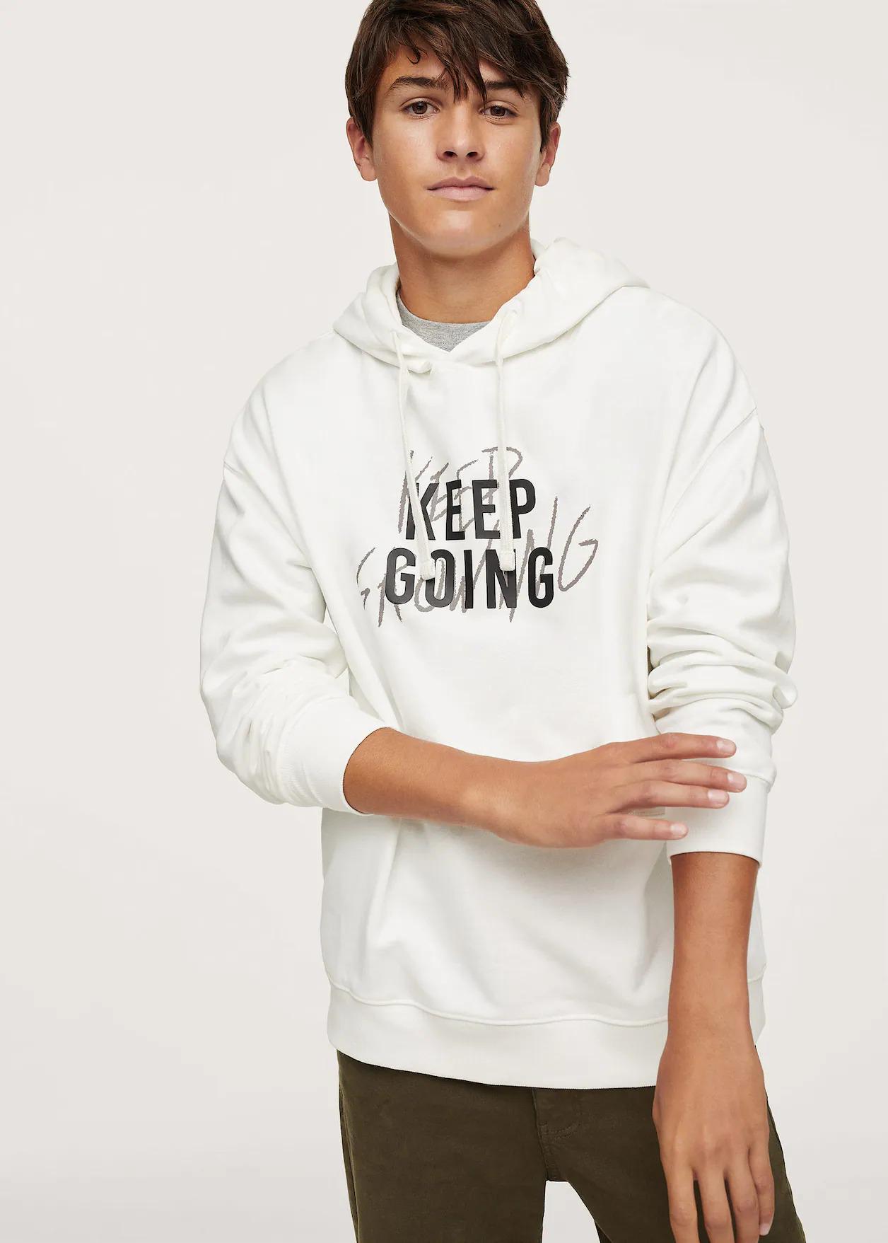 Худи для мальчика Mango 158 см-164 White (17017880)