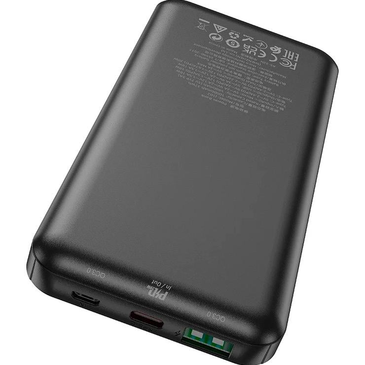 Внешний аккумулятор Hoco J102 Cool Figure 10000 mAh 20W Black - фото 3 Внешний аккумулятор Hoco J102 Cool Figure 10000 mAh 20W Black - фото 3