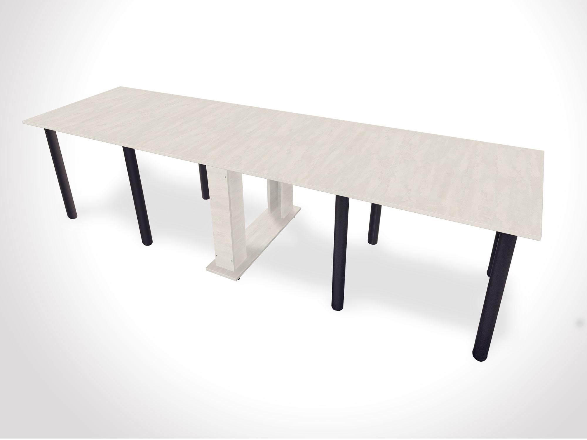 Стіл обідній розкладний Лонг Шовковий камінь