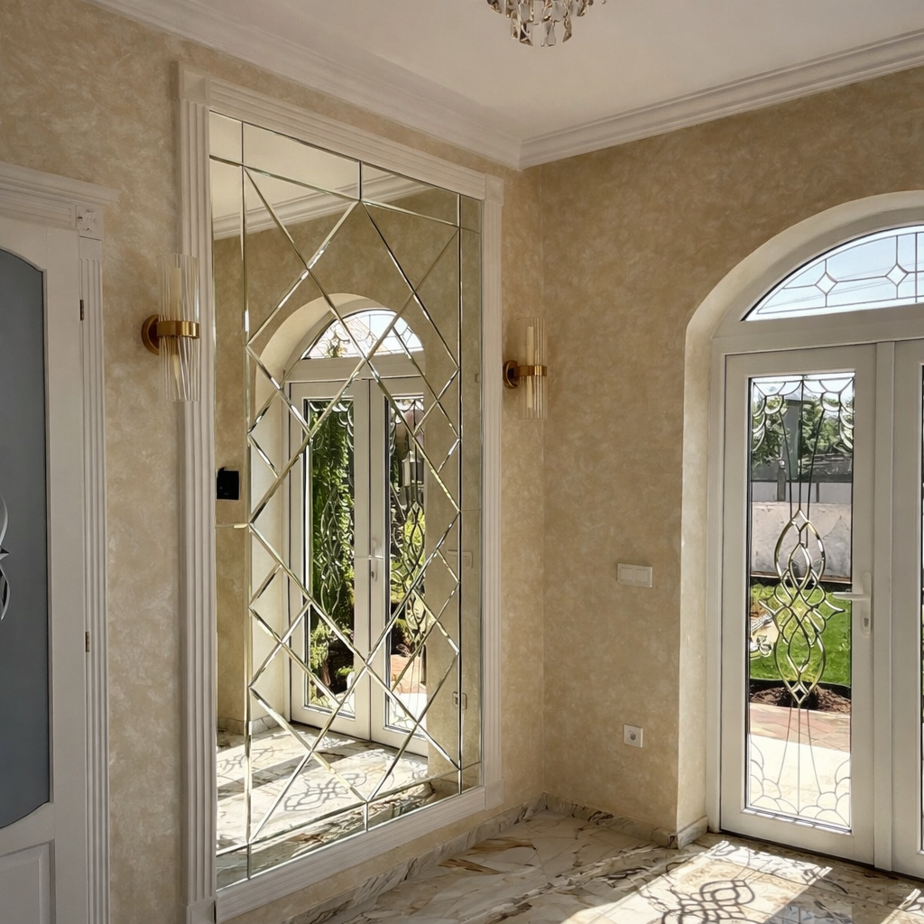 Плитка зеркальная YUF_GLASS 2100х1100 мм (181)