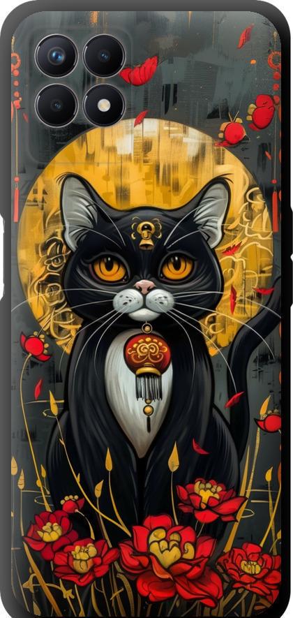 Чехол на Realme 8i China Cat (6134b-2518-42517) Чехол на Realme 8i China Cat (6134b-2518-42517)