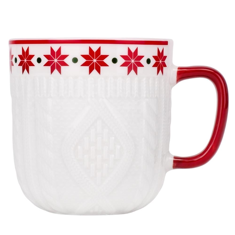 Чашка Різдвяний орнамент 345 мл 4 шт. (6022-001) Чашка Різдвяний орнамент 345 мл 4 шт. (6022-001)