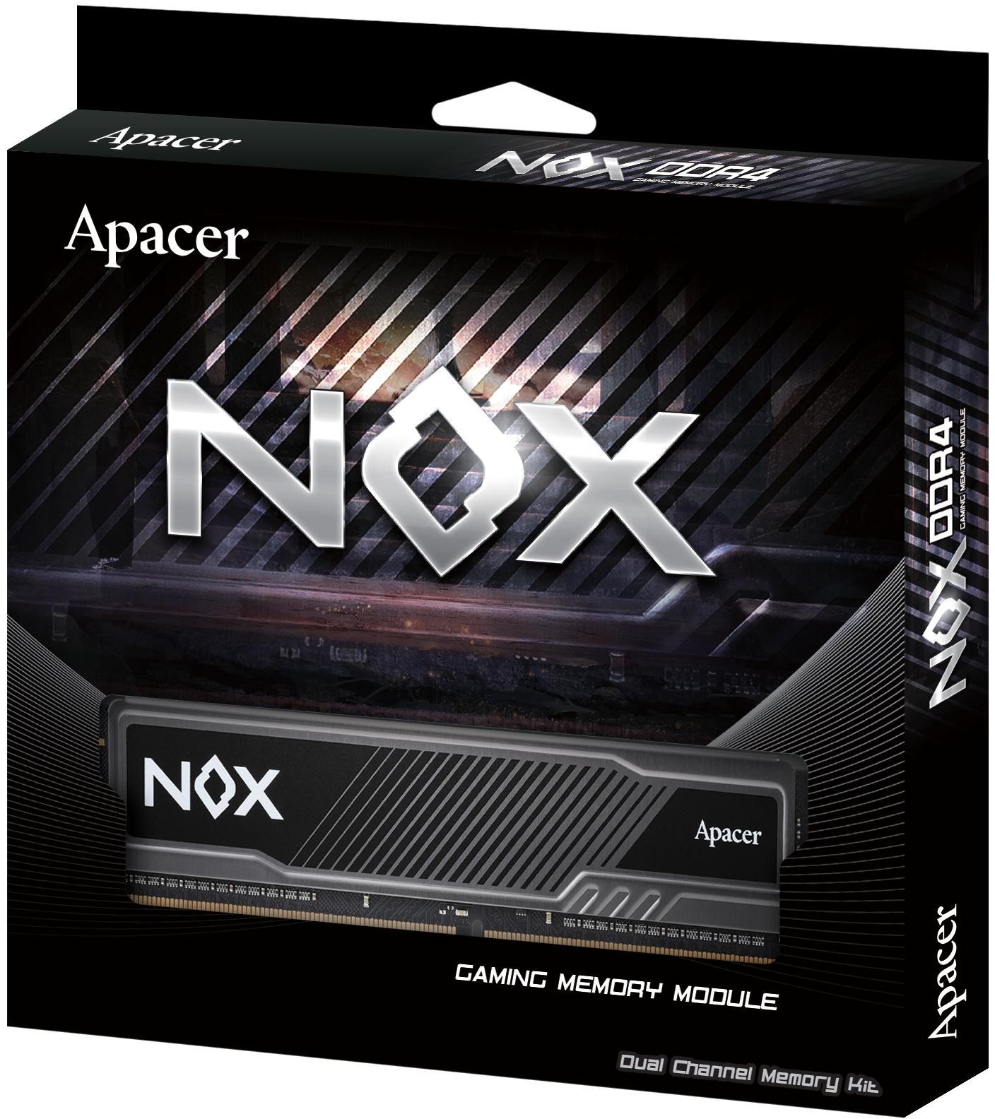 Оперативная память Apacer NOX DDR4 2x16GB/3200 (AH4U32G32C28YMBAA-2) - фото 7