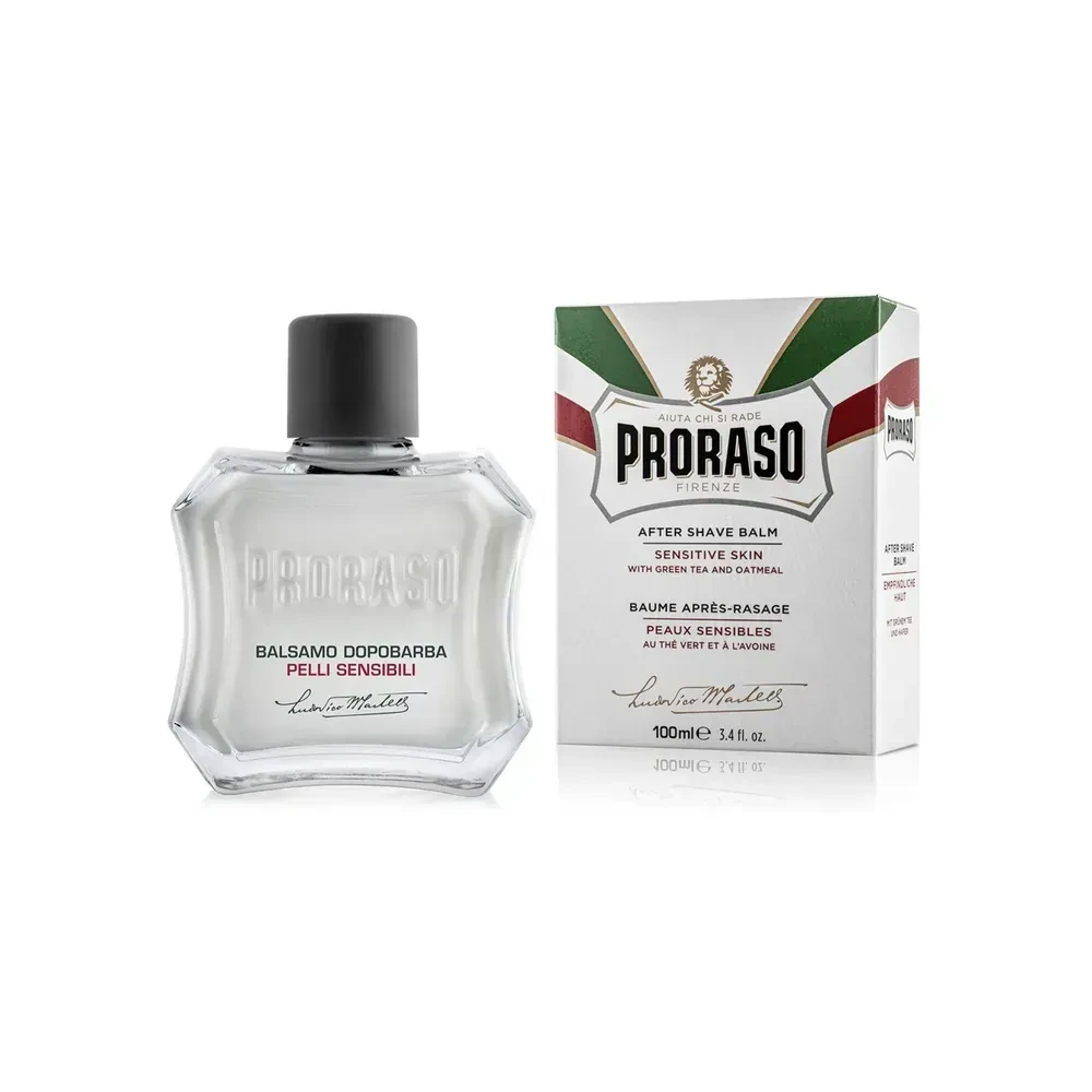 Бальзам после бритья Proraso After Shave Balm Sensitive Green Tea с зеленым чаем и овсом 100 мл