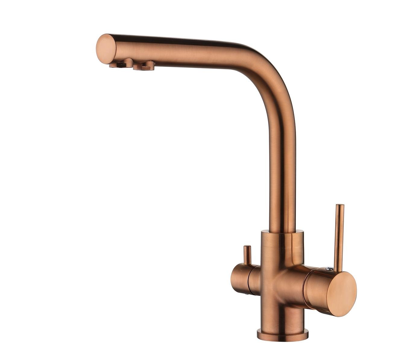 Змішувач кухонний Aquasanita Akvaduo 2663L C-Copper