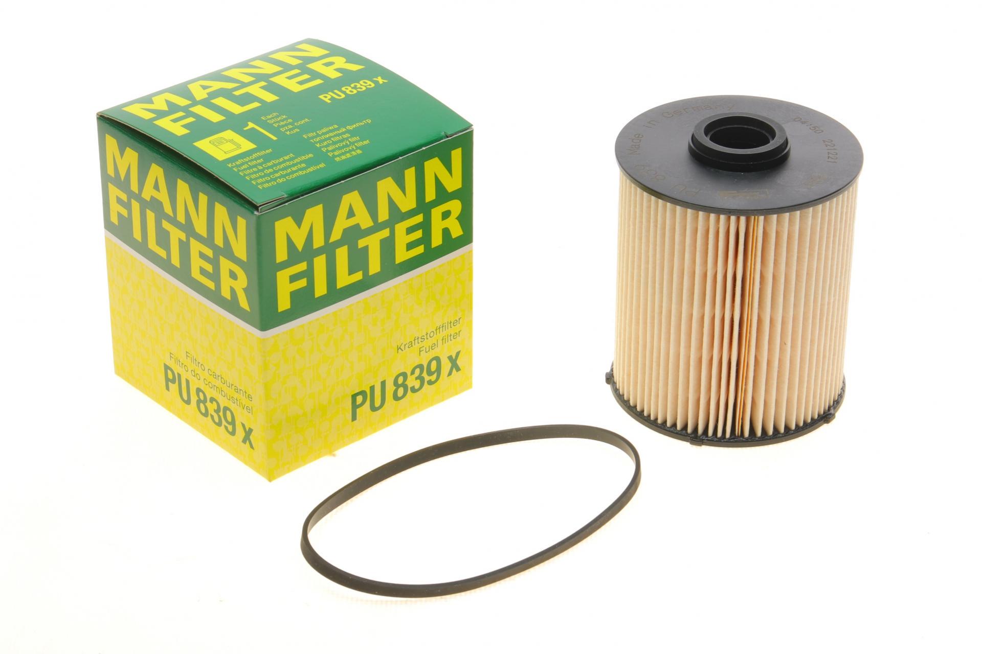 Фильтр топливный Mann-Filter для MB C-class W202/M-class W163 2,1D-3,2 97-05 OM611/612/613 (PU 839 X)