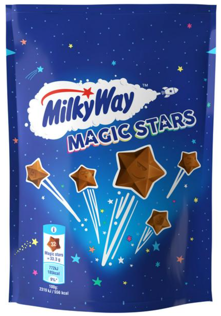 Шоколадні зірочки Milky Way Magic Stars Milk Chocolate Bites 100 г (2524676993)