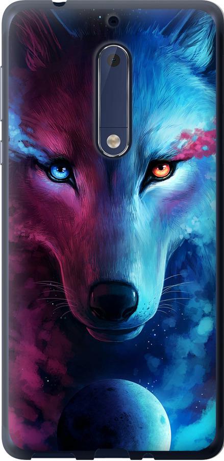Чехол на Nokia 5 Арт-волк (3999t-804-42517)